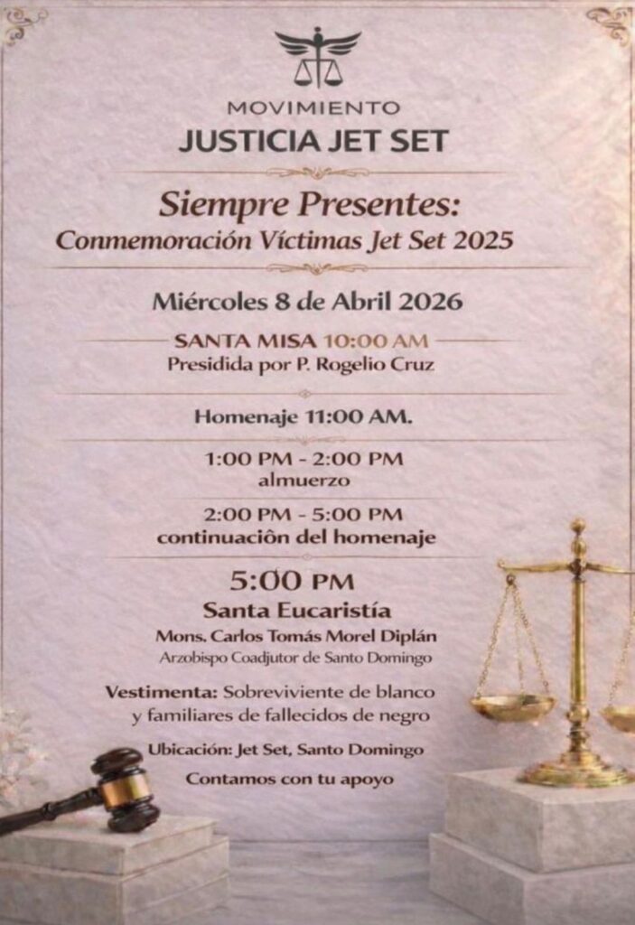 Jet Set será escenario de conmemoración a un año de la tragedia | 1 | Jet Set será escenario de conmemoración a un año de la tragedia - Noticias de hoy en República Dominicana | De Último Minuto