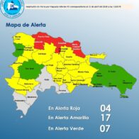 Emergencia por lluvias: COE activa alertas en 28 provincias; 4 en alerta roja