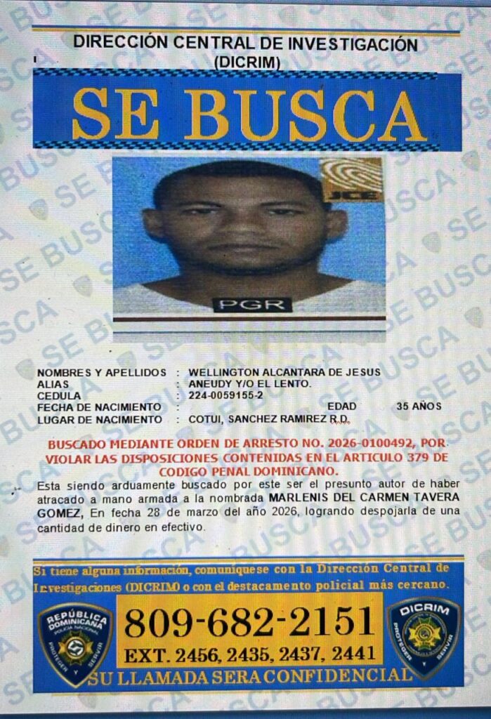 Autoridades de Cotuí publican lista de los más buscados por diversos hechos - Noticias de hoy en República Dominicana | De Último Minuto