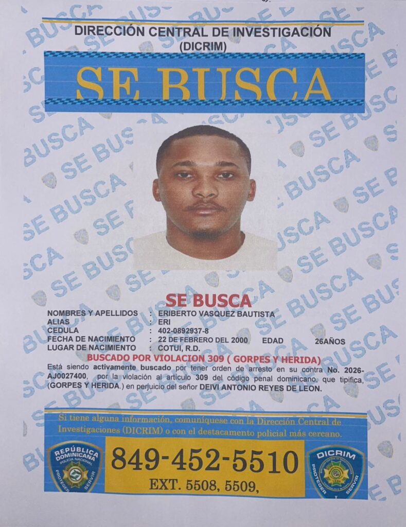 Autoridades de Cotuí publican lista de los más buscados por diversos hechos - Noticias de hoy en República Dominicana | De Último Minuto