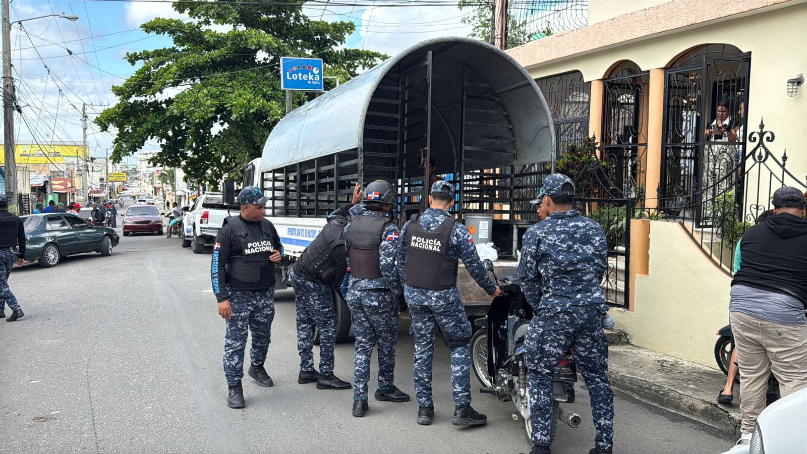 PN impide marcha motorizada del Colectivo de Organizaciones Populares en SFM