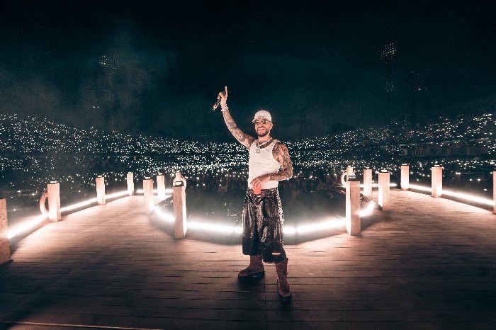 Ryan Castro reúne 77,000 fans en su concierto en Medellín