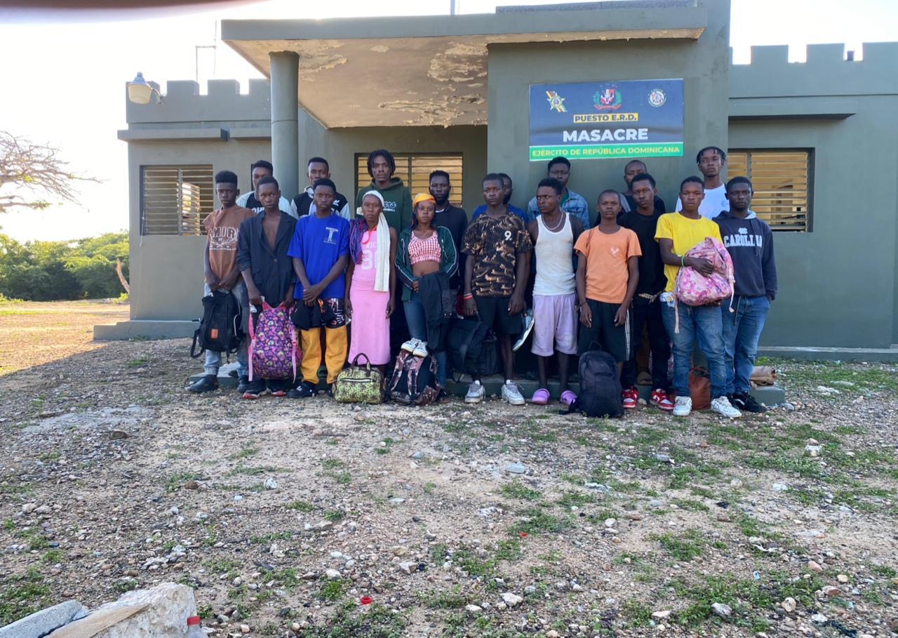 Detienen 40 indocumentados en operativos realizados en zona fronteriza de Dajabón