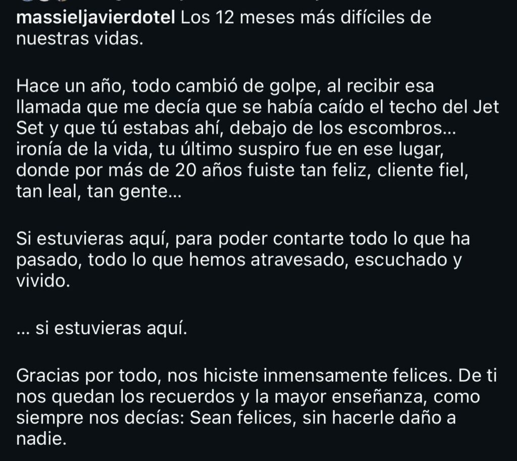 Viuda de Octavio Dotel recuerda su pérdida en la tragedia del Jet Set: “Los 12 meses más difíciles de nuestras vidas” - Noticias de hoy en República Dominicana | De Último Minuto
