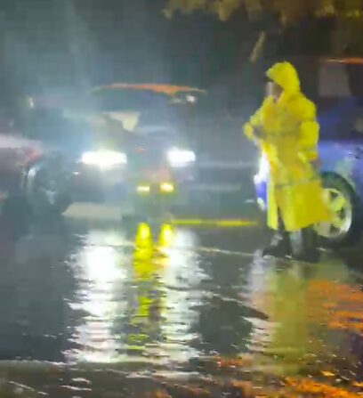 DIGESETT refuerza labores de tránsito en La Vega tras fuertes lluvias