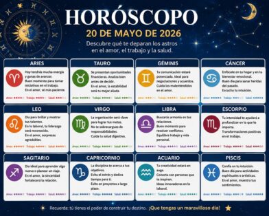 Horóscopo del 20 de mayo de 2026