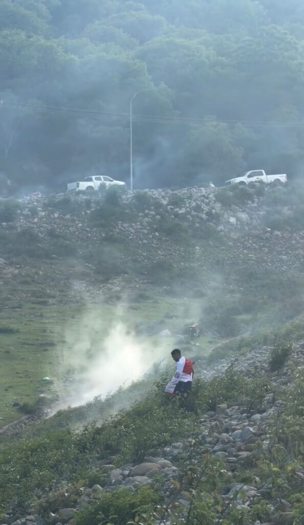 Tras finalizada la marcha PN dispersa con bombas lacrimógenas y agua a presión manifestantes en San Juan - Noticias de hoy en República Dominicana | De Último Minuto