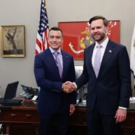 Daniel Noboa defiende con JD Vance la alianza de Ecuador y EE.UU. contra el narcotráfico