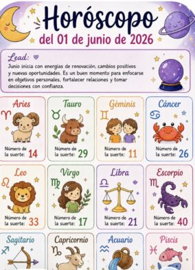 Horóscopo del 01 de junio de 2026 - Noticias de hoy en República Dominicana | De Último Minuto