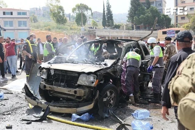 Al menos 8 muertos, dos de ellos niños, en ataques israelíes a vehículos cerca de Beirut - Noticias de hoy en República Dominicana | De Último Minuto