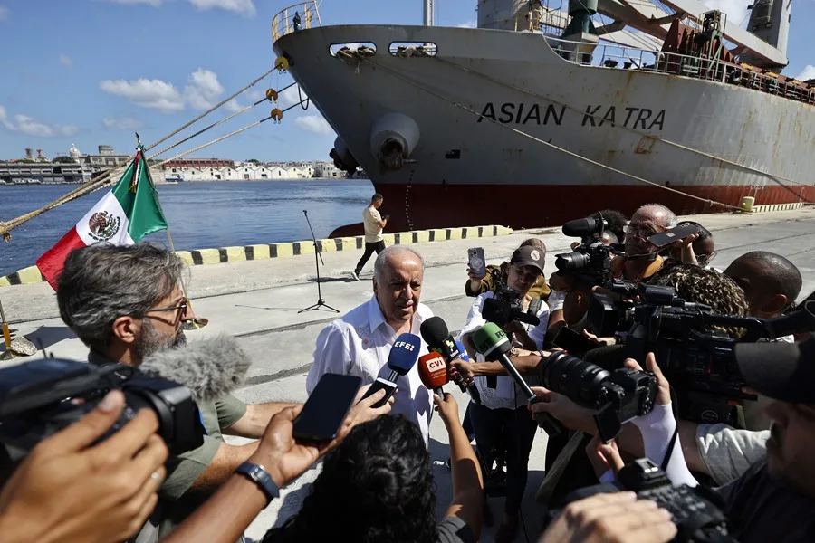 Llega a Cuba un nuevo barco de ayuda humanitaria con donativos de México y Uruguay - Noticias de hoy en República Dominicana | De Último Minuto