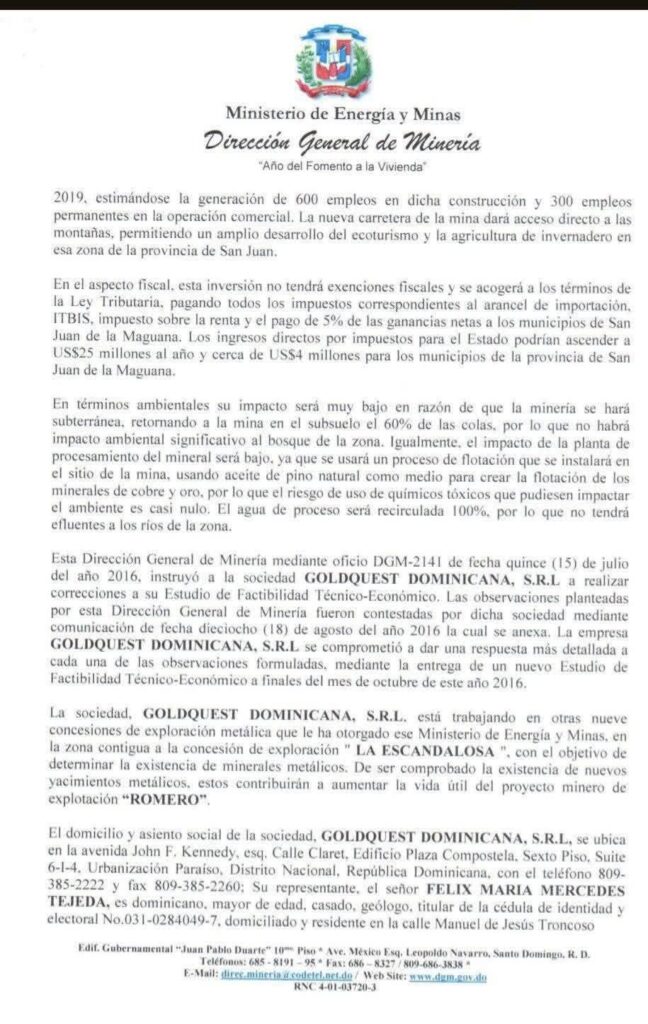 Reaparecen permisos mineros tramitados en gestión de Danilo Medina y reavivan debate en San Juan - Noticias de hoy en República Dominicana | De Último Minuto