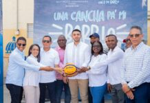 Jóvenes de Haina reciben nuevos espacios deportivos a través de “Una Cancha Pa’ mi Barrio”