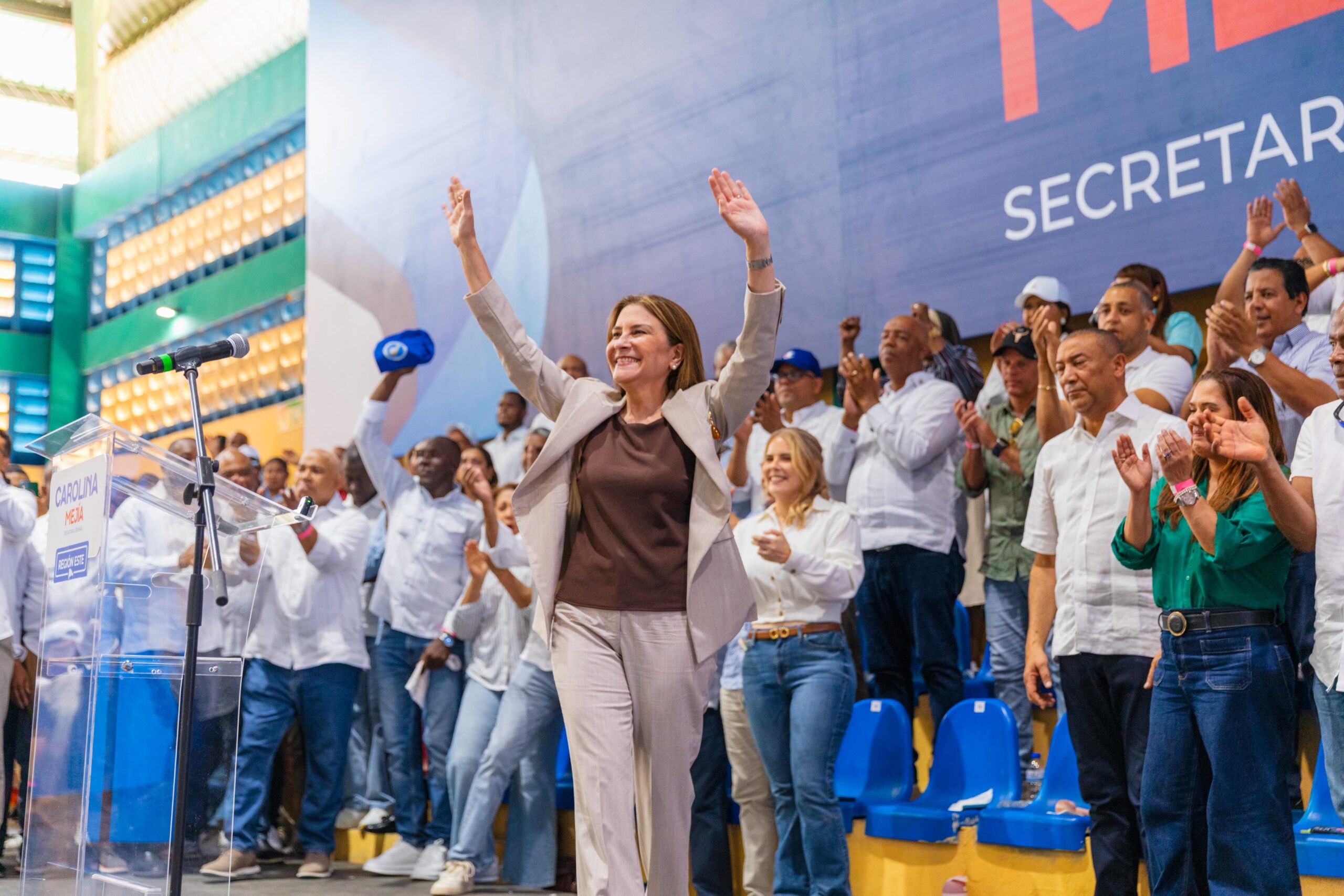 Carolina consolida respaldo de la estructura del PRM en la región Este