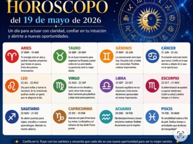 Horóscopo del 19 de mayo de 2026