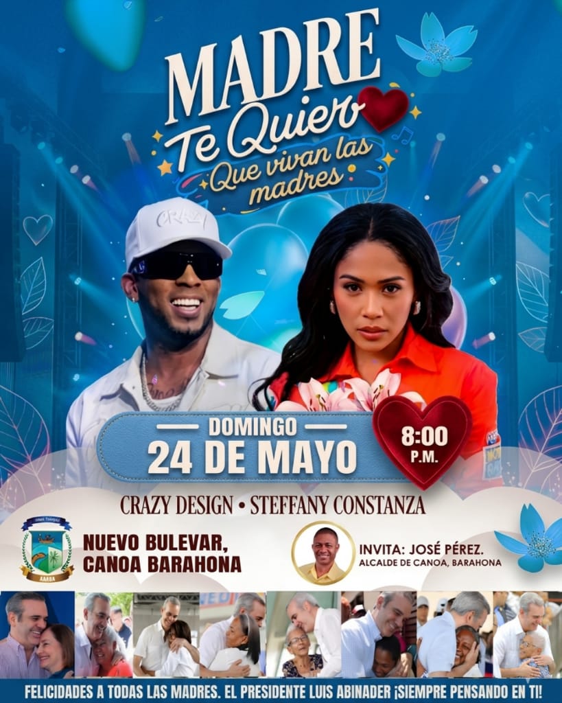 Gran celebración por el Día de las Madres reunirá a 20 estrellas de la música nacional en 6 pueblos del sur - Noticias de hoy en República Dominicana | De Último Minuto