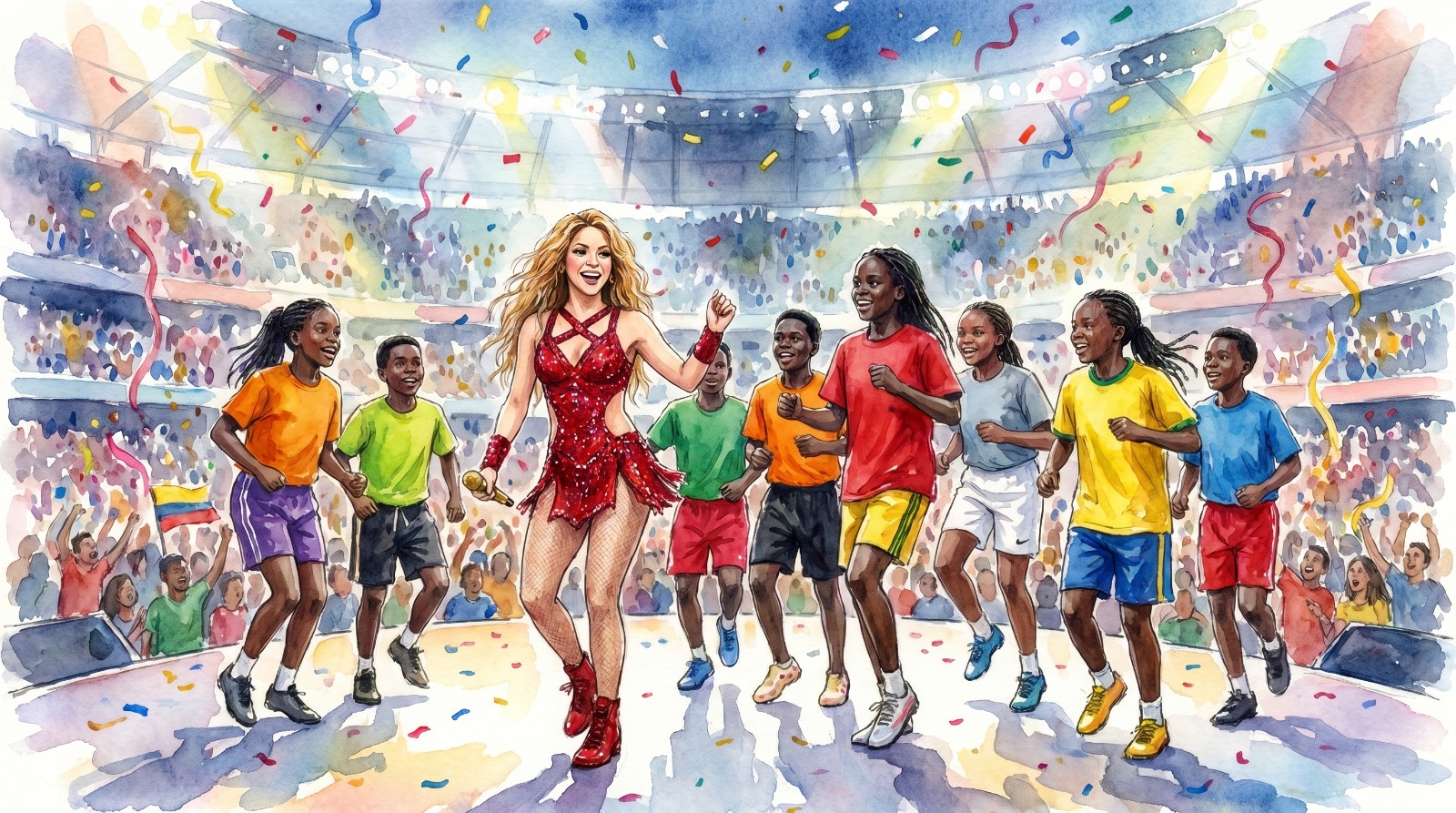 Niños de Uganda emocionan tras ser invitados por Shakira