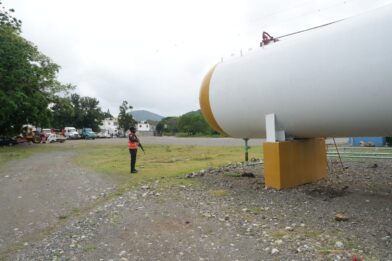 Envasadora de gas cerrada en Ocoa.