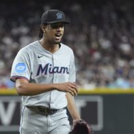 Eury Pérez sale lesionado por molestias en la corva tras brillante labor ante Toronto - Noticias de hoy en República Dominicana | De Último Minuto