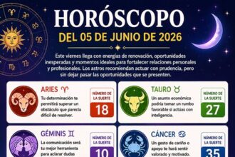 Horóscopo del 05 de junio de 2026