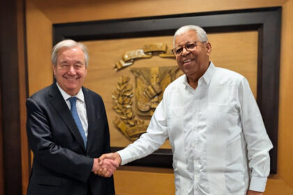 Secretario general de la ONU llega a RD y agradece respaldo dominicano a Haití