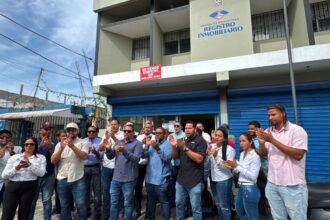 Agrimensores protestan en Cotuí y exigen nombramiento de juez titular en Tribunal de Tierras
