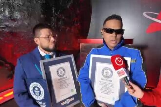 Santiago Matías celebra tercer Récord Guinness y anuncia nuevos proyectos