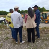 MOPC inicia construcción de paso provisional sobre el río Tábara para facilitar puente en Azua