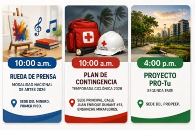 Agenda del día: lunes 1ero de junio de 2026