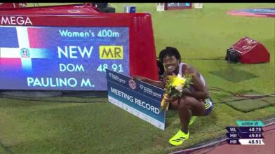Marileidy Paulino gana los 400 metros y establece récord en la Liga Diamante de Doha - Noticias de hoy en República Dominicana | De Último Minuto