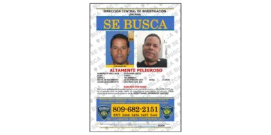 DICRIM emite alerta de captura contra “Sandy”, presuntamente fuertemente armado