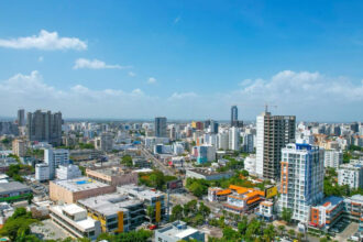 Vista panoramica de Santo Domingo, ciudad capital de República Dominicana.