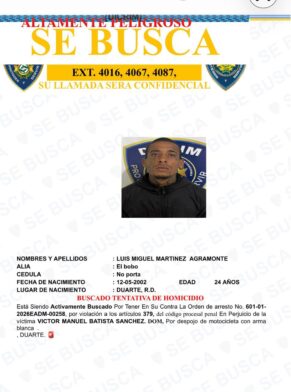 Cae abatido “El Bobo” en supuesto enfrentamiento con agentes del DICRIM y la Policía Nacional en San Francisco de Macorís