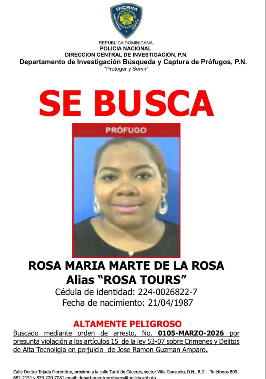 PN activa búsqueda de “Rosa Tours”, mujer acusada de estafar mediante ofertas de viajes y hospedajes en resorts