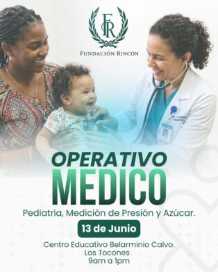 Fundación Rincón realizará operativo médico gratuito en la comunidad Los Tocones