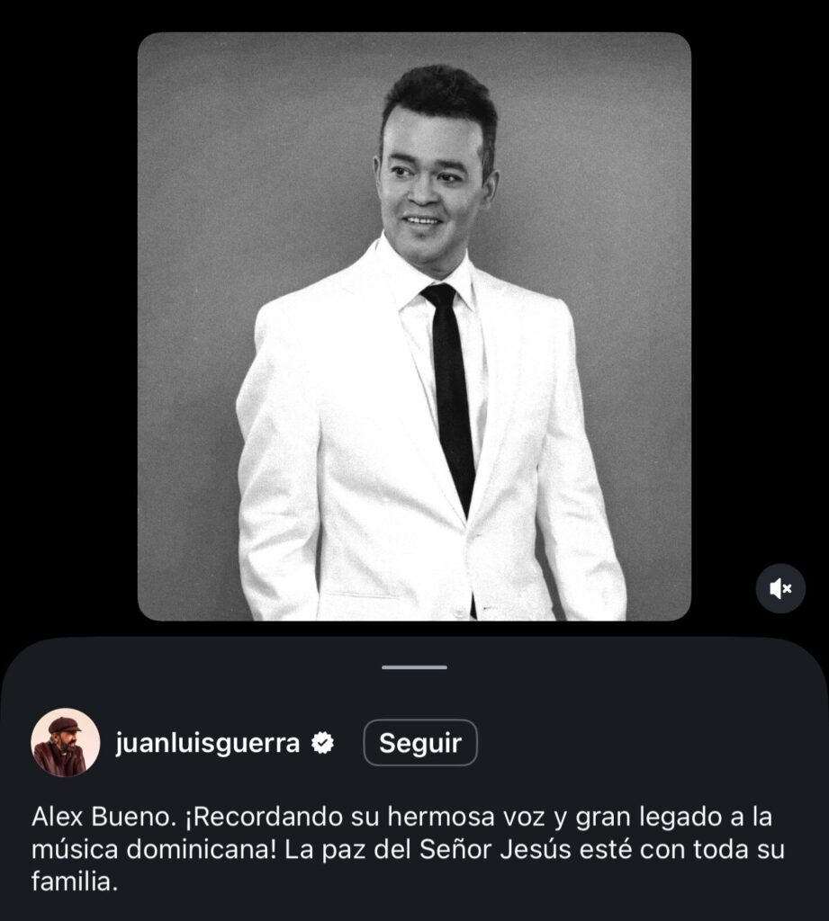 Conmoción y luto en la música latina: consternación de artistas ante el fallecimiento de Alex Bueno | 17 | Conmoción y luto en la música latina: consternación de artistas ante el fallecimiento de Alex Bueno - Noticias de hoy en República Dominicana | De Último Minuto