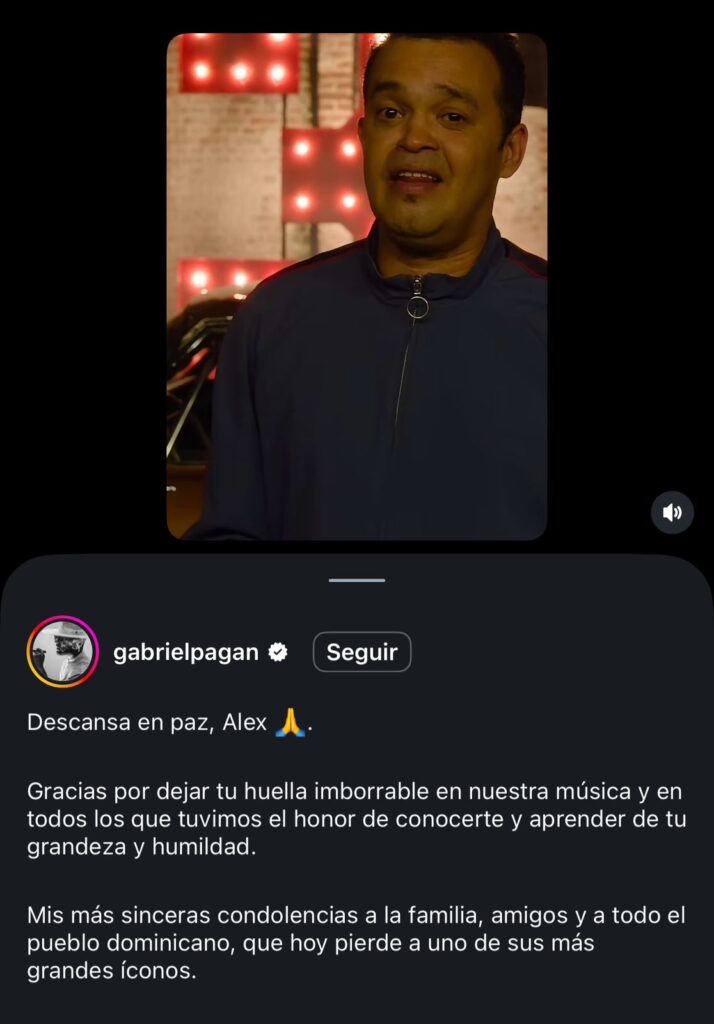 Conmoción y luto en la música latina: consternación de artistas ante el fallecimiento de Alex Bueno | 11 | Conmoción y luto en la música latina: consternación de artistas ante el fallecimiento de Alex Bueno - Noticias de hoy en República Dominicana | De Último Minuto
