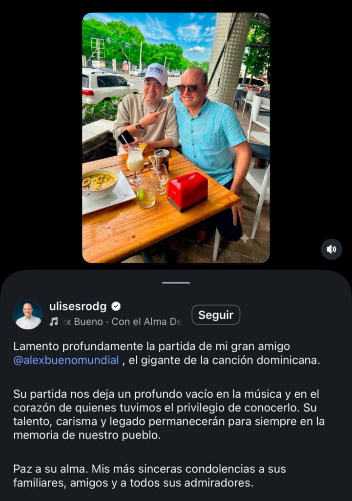 Conmoción y luto en la música latina: consternación de artistas ante el fallecimiento de Alex Bueno | 8 | Conmoción y luto en la música latina: consternación de artistas ante el fallecimiento de Alex Bueno - Noticias de hoy en República Dominicana | De Último Minuto