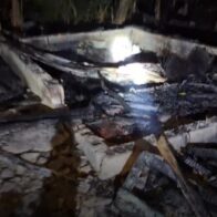 Vivienda resulta destruida por incendio en comunidad de Villa Tapia