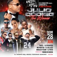 “Reconocidos en tu Barrio” presenta a Julio Código, ganador de Planeta Alofoke, en concierto este domingo 28 de junio en Haina
