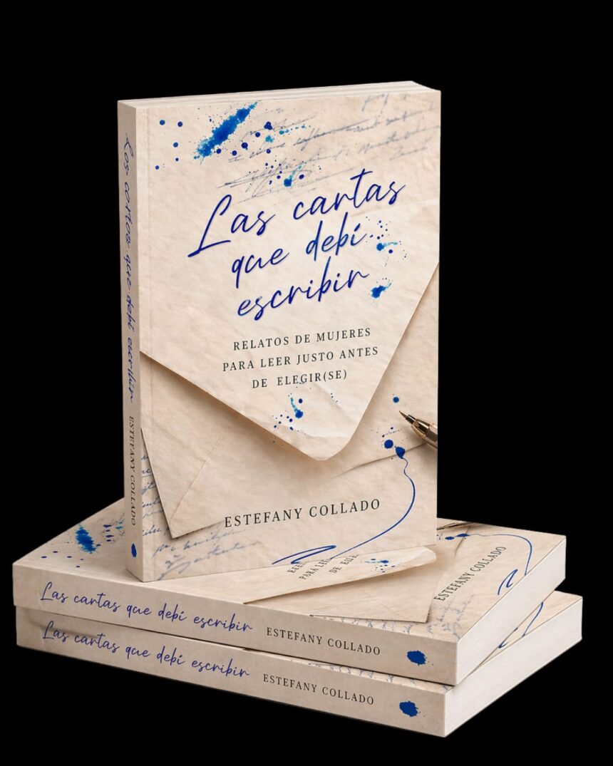 “Las cartas que debí escribir”: Estefany Collado presenta un libro sobre las decisiones que transforman la vida de las mujeres