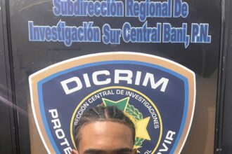 Joven se entrega voluntariamente tras seguimiento de la DICRIM por caso de herida con escopeta en Baní