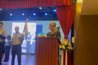 Scouts rinden guardia de honor a Alex Bueno en emotivo homenaje durante su sepelio en Sajoma