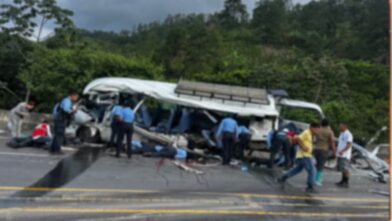 Siete policías mueren en accidente de tránsito en Honduras