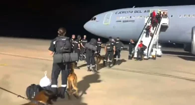 Vuela a Venezuela un avión militar español con efectivos de emergencias y rescate