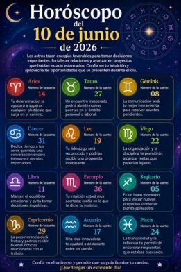 Horóscopo del 10 de junio de 2026