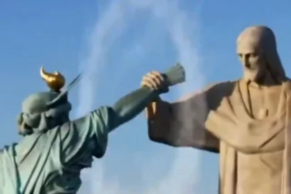 Irán difunde video generado con IA que muestra pelea entre la Estatua de la Libertad y el Cristo Redentor
