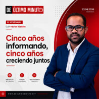 Cinco años informando, cinco años creciendo juntos. editorial