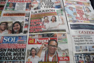 Partido de Roberto Sánchez defiende proyecciones que lo dieron ganador de comicios en Perú