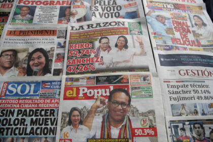 Partido de Roberto Sánchez defiende proyecciones que lo dieron ganador de comicios en Perú